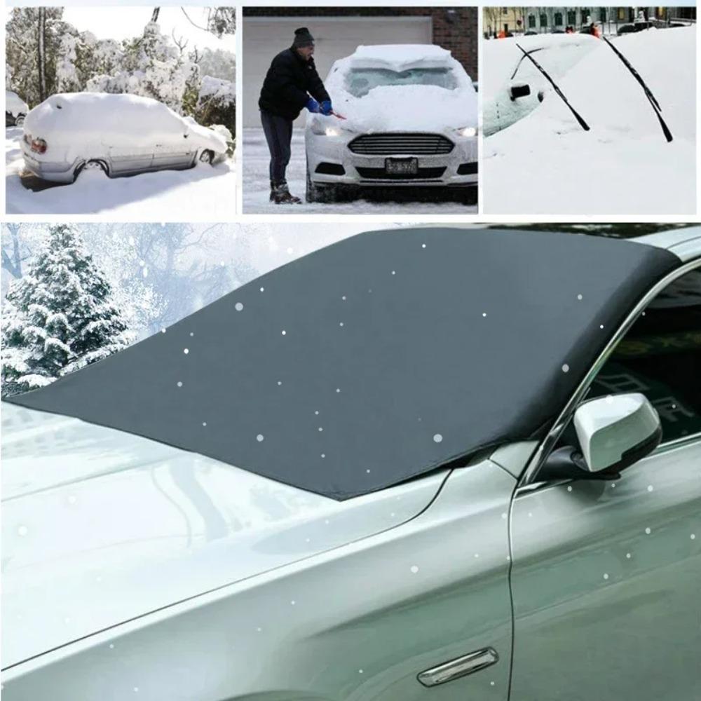 

210*120cm Waterproof Car Snow Shield Thicken Protection Half Cover New Car Clothing Frost