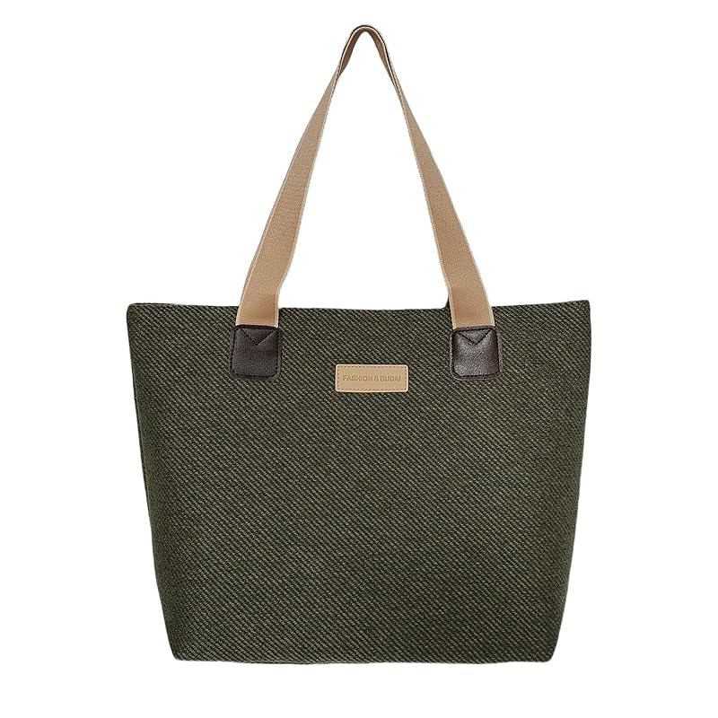 

[PUPUKING] tote bag, lightweight, A4 , large capacity, ladies ,bag ,fastener , commuting bag , with inner pocket, handbag, shoulder bag, shopping