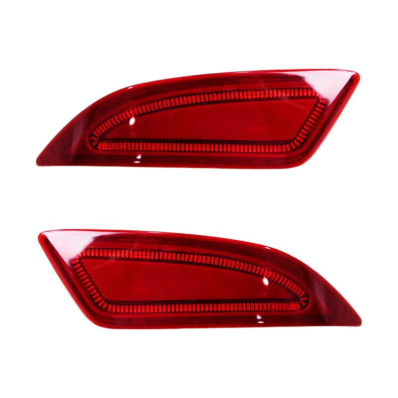 2PCS LED Rear Reflector For Toyota Camry 2015 2016 Fielder 2015 2016 2017 2018 Fog Lamp Turn Signal Brake Light