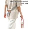 with Adjustable Shoulder Strap Beverage Bag Reusable Water Bottle Bag Portable Cup Sleeve