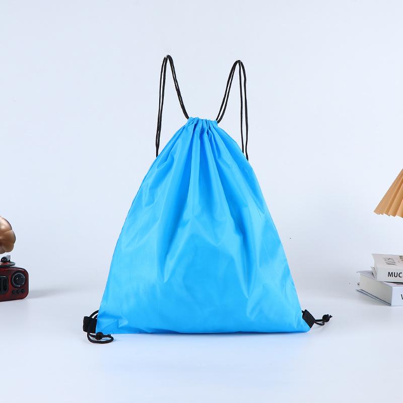Colorful Polyester and Nylon Drawstring Bag: Double Shoulder Shopping and Storage Bag for Toys