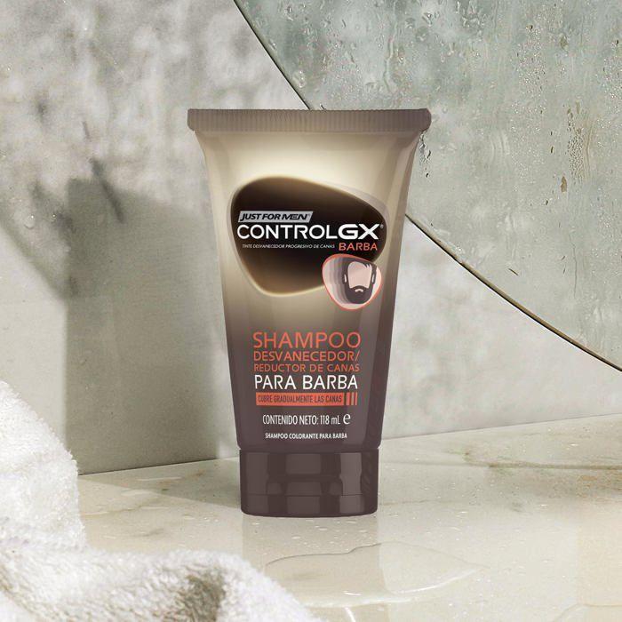 Shampoing - shampoing sec Just for men - 1353-83005 - CONTROL GX champu reductor de canas para barba 118 ml