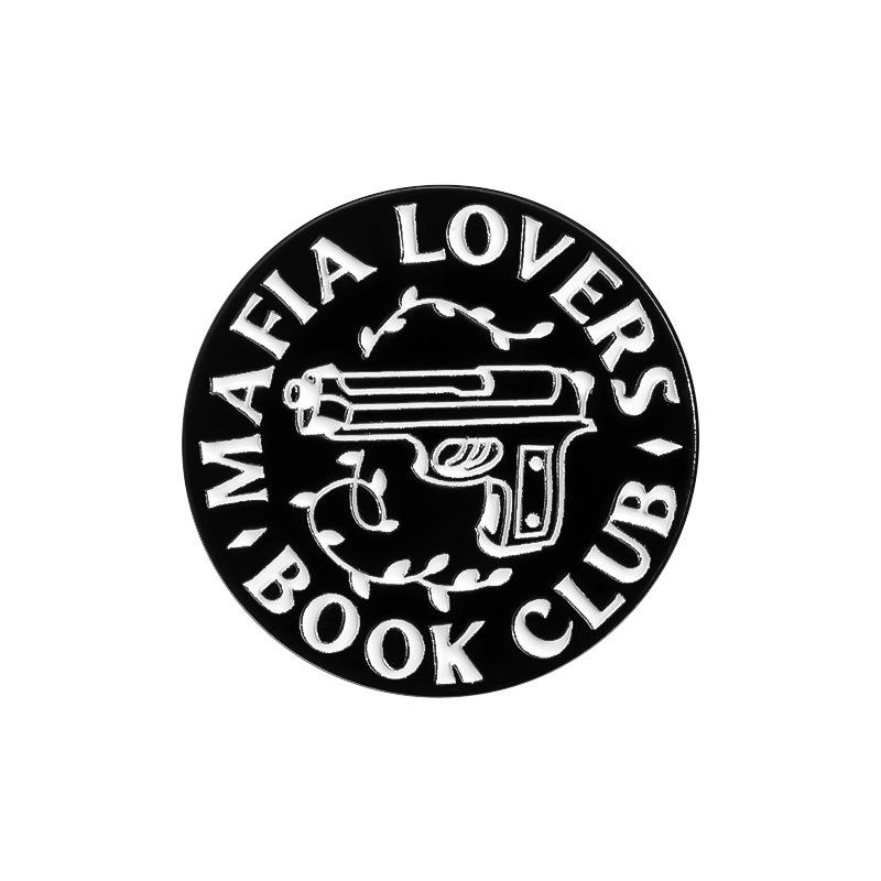 

Decorative Customizable And Alloy Brooch Featuring Playful Cartoon Characters For QHXZ2630