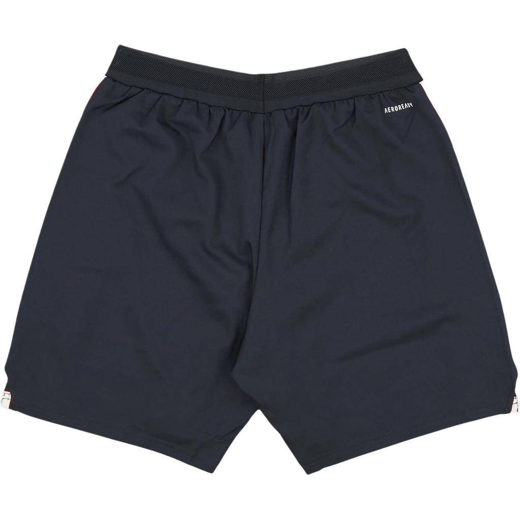 Adidas Originale Manchester United 2024-25 Authentische Dritte Gestreifte Logo Elastische Fußballhose Unisex Unterteile IY7815