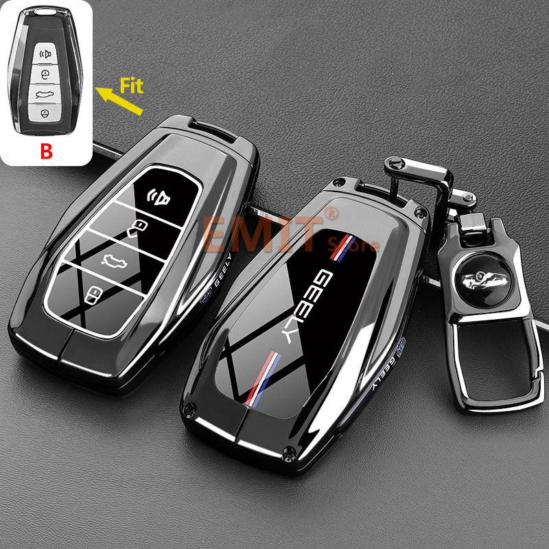 Key Case Cover for Geely Coolray Okavango Atlas Monjaro Tugella Emgrand X50 X70 X6 X7 EX7 GC9 Global Hawk GX7 Car Accessories