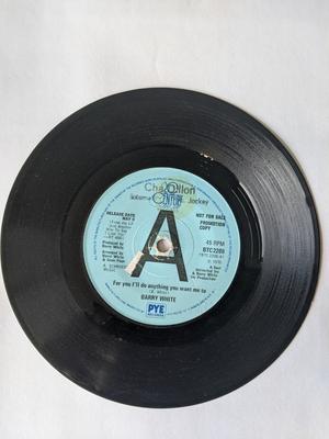 7inch Record BARRY WHITE - I'll Do For You Anything You Want M BTC2208PROMO 20th Century Re 1975 UK Soul/Funk Used