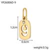 CARLIDANA Stainless Steel Hollow Digital Accessories Pendant Zircon Number Charms Necklace Jewelry Gift for DIY Jewelry Making