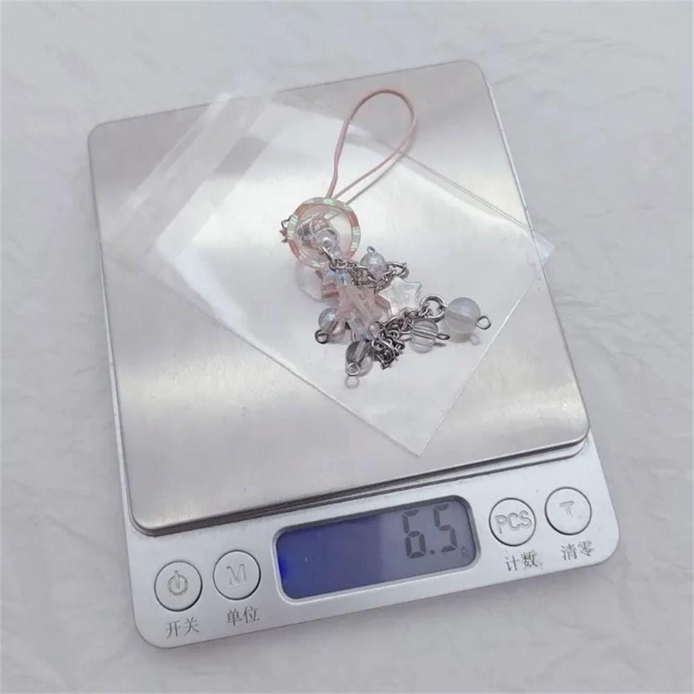 Pandantiv pentru telefon cu tema de mare, meduze, șnur de telefon Y2K, lanț de telefon cu margele