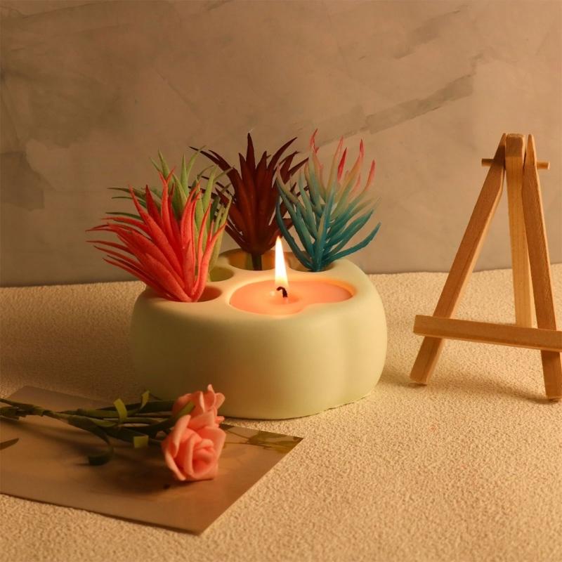 Strapazierfähige Silikonform Handgemachte Zement-Blumentopf-Formen Hübsche Katzenpfoten-Becken-Designs Pflanzgefäßform für DIY-Liebhaber