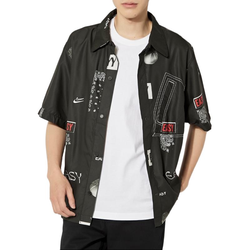 Nike Shirts Men's Black Lapel Moderate Other DO4024-010
