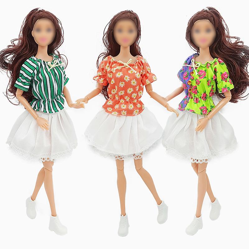 

Одежда и костюм для куклы 30 см, плиссированная юбка, милая смена 11 дюймов