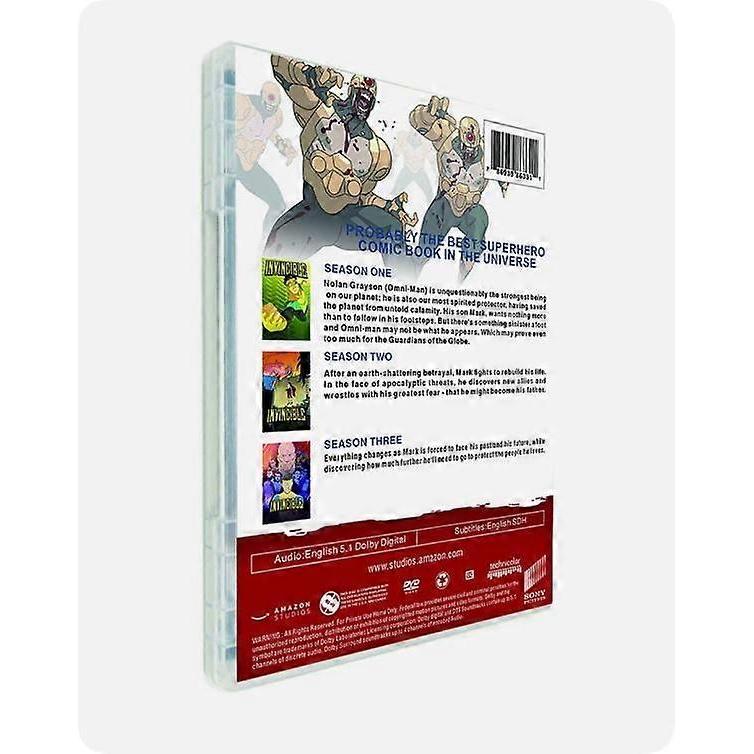 New Box Set Invincible Season 1-3 DVD Complete Series 6-Disc English Version