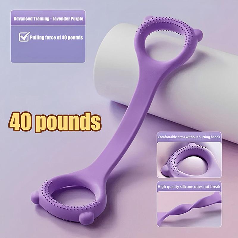 8 Fitness Workout Resistance Band Arm Back Shoulder Exercise Elastic Training Band Yoga Pilates Physical Therapy Equipment