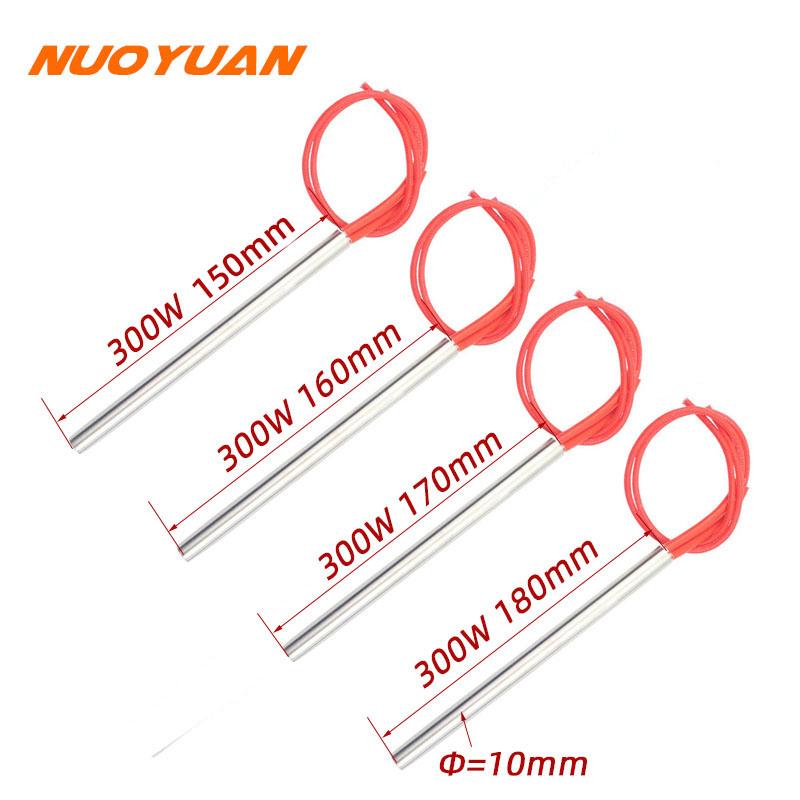 220v Pellet Igniter 300w Glow Plug Igniter 155/160/170/180mm Wood Pellet Stove Parts Diameter 10mm