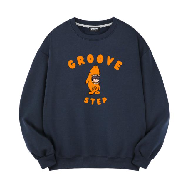 GROOVESTEP Shark Oversized Sweatshirt M0221 (Type B)