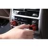 Fits For BMW 5 Series G30 2018-  Red Aluminum Rear Ac Knob Cover Trim 2X