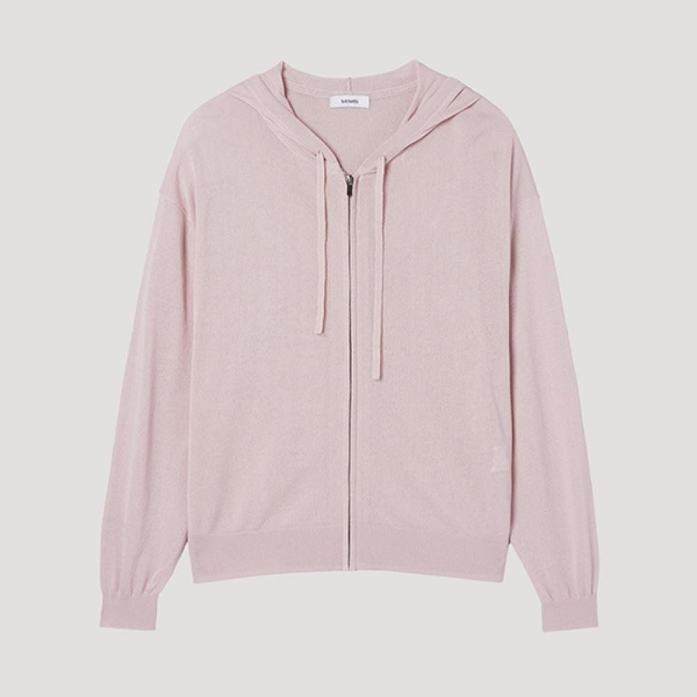 

[She S miSS] Прозрачный кардиган на молнии SSkcdp22120 Lp light pink/55