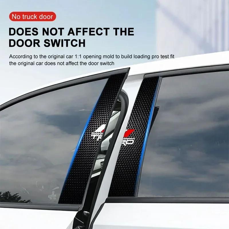 Emblém auta Nálepka na středový sloupek Samolepky pro dekoraci dveří auta Pro TRD Toyota Camry 40 Corolla Auris Yaris Rav4 CHR Ozdobit