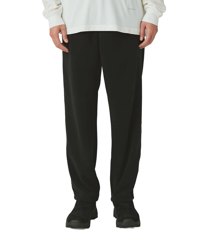 Snow Peak Fleece Pants and Size L Water-Repellent PA-25AU017, Men's Women's, Black,