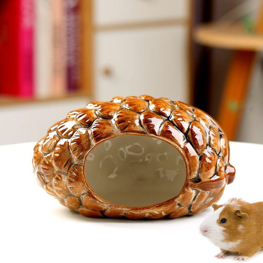 Ceramic Hamster Nest Cooling Hamster Bed Pet Supplies Pet Hiding House Storage Organizer