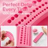 Silicone Cake Border Mold Heat Resistant Chocolate Mold Durable Fondant Mold  Cake Decorating