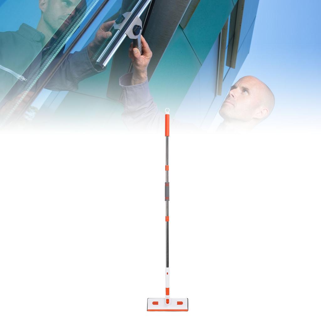 3 Section Window Cleaning Squeegee Kit With Extension Pole Rotatable Window Cleaning Tool for Car Wi