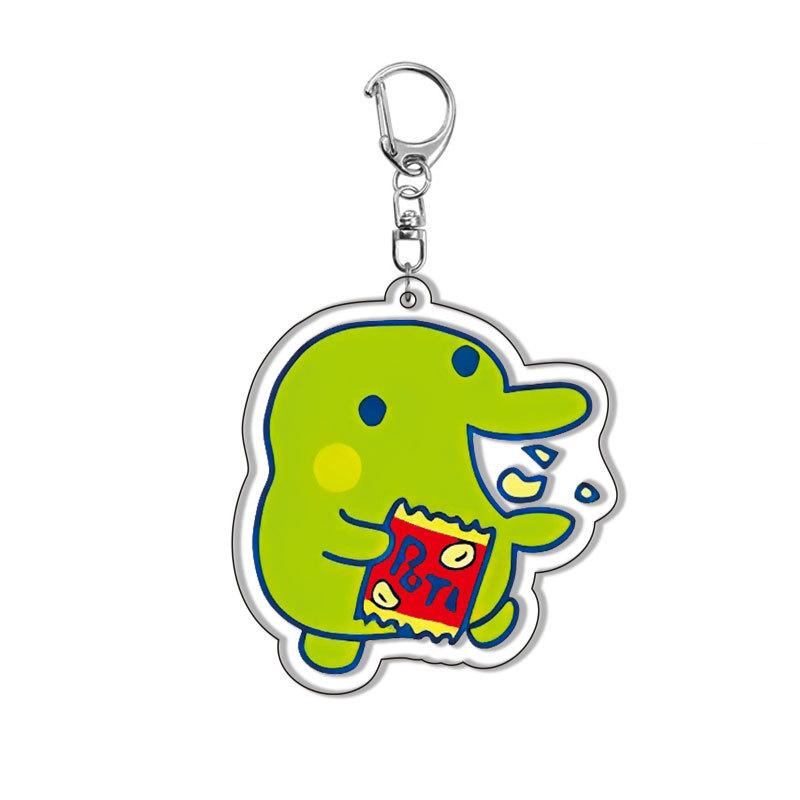 Acrylic Gogo Tamago Q Version Mobile Phone Chain Mametchi Kuchipatchi Mimitchi Gozarutchi Key Chain Cell Phone Pendant Gifts