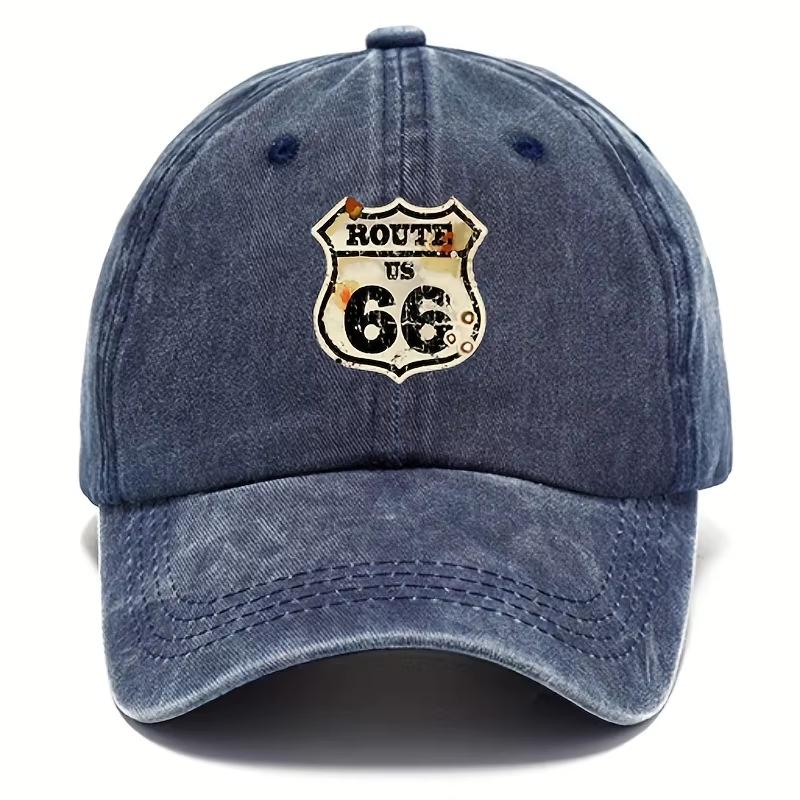Retro Feng Shui cotton baseball cap with distressed print - Soft top, Unisex's sun protection dad cap, size 66, print, sun hat