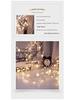 LED Waterproof Crackle Ball String Lights with Remote Control - Decorative Fairy Lights