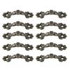 10 Pcs Jewelry Boxes Handles Antique Bronze Wardrobes Door Handles Zinc Alloy Drawer Handles for Decorative Jewelry Boxes