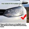 For Volkswagen VW Polo MK5 Pre-facelift 2010-2013 Transparent Housing Front Headlights Lens Shell Cover Lampcover Lampshade