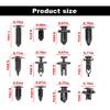 240Pcs Car Plastic Push Pin Rivet Fasteners, Car Retainer Clips Plastic Fasteners Kit With Remover Tool, Assortment Universal Retainer Clips Push