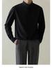 2025 Men's Slim Fit Non-Iron Long-Sleeve Business Shirt - Light, Mature Korean Style for Spring and Autumn