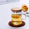 Chaxun Glass Tea Infuser Mug with Bamboo Lid