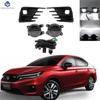 For Honda City 2020 2021 2022 Fog Lights Led Front Bumper Driving Lamp Cover Wiring Switch Waterproof Auto Car Accessories 12V