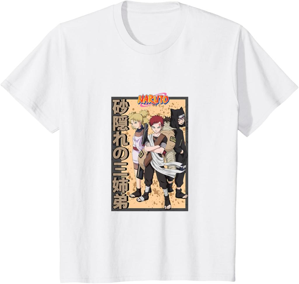 Naruto Classic Gaara Temari Kankuro Kanji Fashion Casual Funny Tshirt S6xl Summer