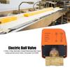 Motorized Ball Valve 2 Wire 2 Way Normally Closed DN15 Brass ABS Synchronous Motor AC220V