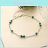 Chain Ankle Minimalist With Handcrafted Turquoise Beads For Daily Wear And Gifts