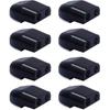 8Pcs Deer Whistles For Vehicles Wind Activated Black