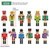 12Pcs/set Christmas Tree Pendant Decoration Nutcracker Soldier Ornaments DIY Banner New Year  Party Navidad Natal Xmas Gift