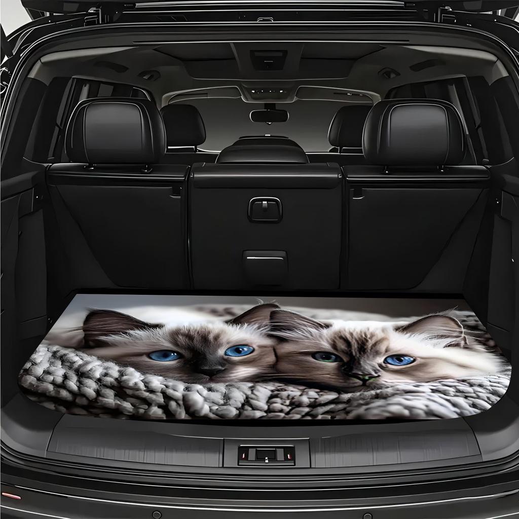 1Pcs Anti Slip Car Trunk Mat Anti Slip Cargo Liner Waterproof Rear Storage Protector Floor Mat SUV Sedan Interior Decoration