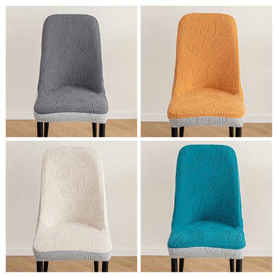 Chair Cover Dustproof Stretchable Soft Fabric Prevent Cat Scratching Elastic Bottom Anti-slip Chair Protective Sleeves for Dinning Chair
