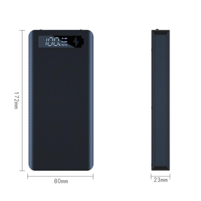 18650 Battery Holder 8 Slot Battery Box With Fast Charging Capability Portable For DIY Power Solution Easy Assembly