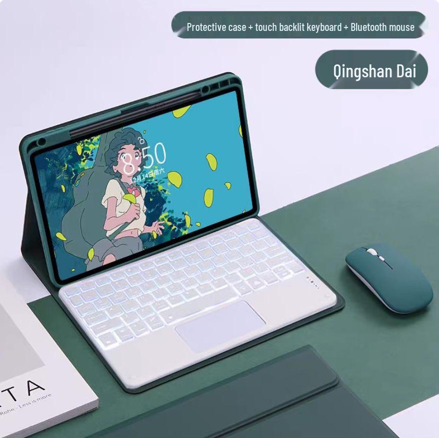 Redmi Pad Pro 12.1 Wireless Bluetooth Keyboard Protective Case with Spanish Language Support