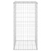 VidaXL Mur en gabion avec couvercles Acier galvanisé 60x50x100 cm