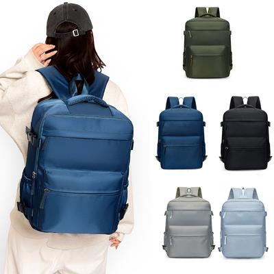 Reise Pendler Große Kapazität Computer Rucksack College Stil Schultasche für Studenten mit Schuhaufbewahrungsfach