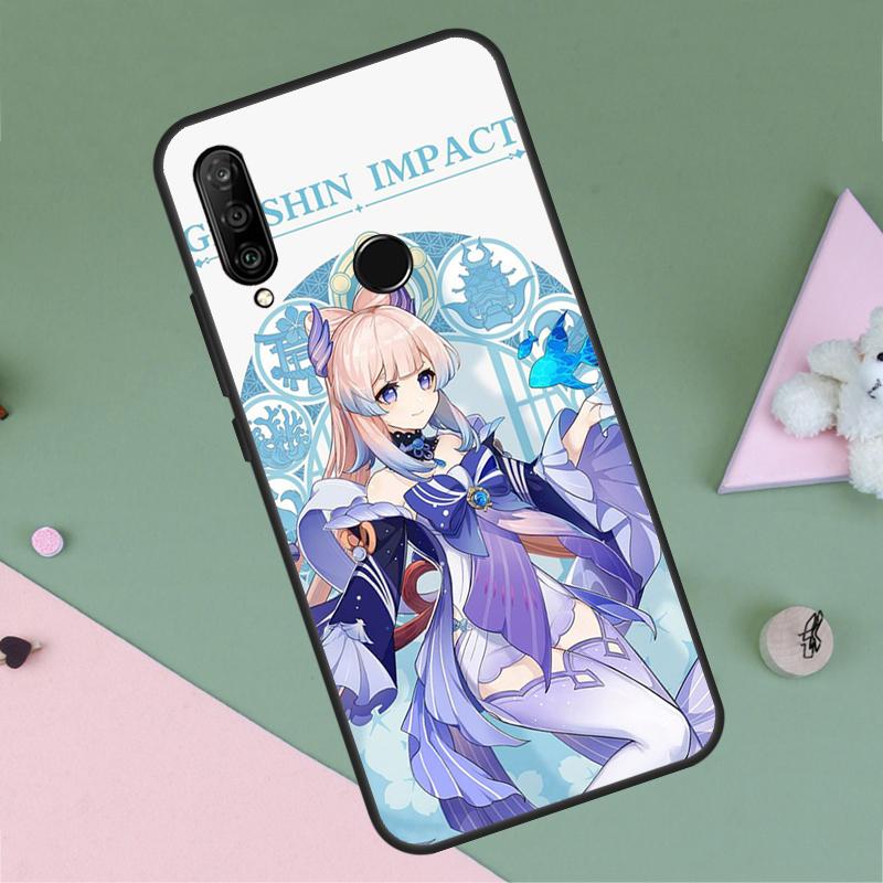 Sangonomiya Kokomi Genshin Impact For Huawei P20 P40 Lite P60 P30 Pro Nova 5T 9 10 SE 12s 12i 11i Y90 Y70 Y60 Y61 Y72 Y91 Case