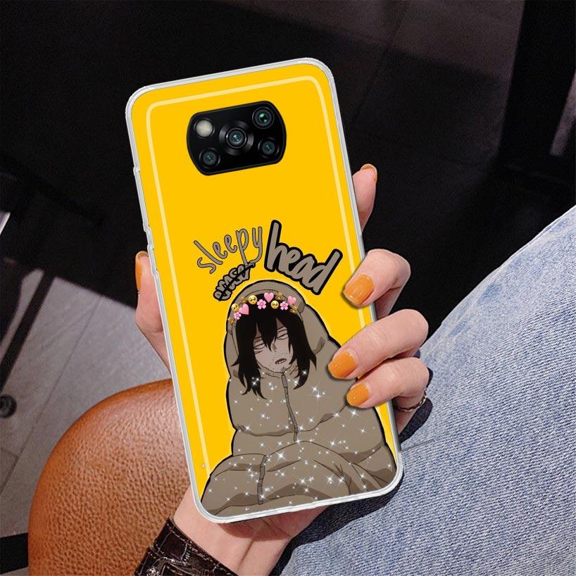 

My Hero Aizawa Shouta Phone Case For Xiaomi Poco X7 X6 X5 Pro F7 Ultra Redmi 15C 15 13C 13 12C 12 10 10A 10C 9 9A 9C 9T Cover Po Redmi 12