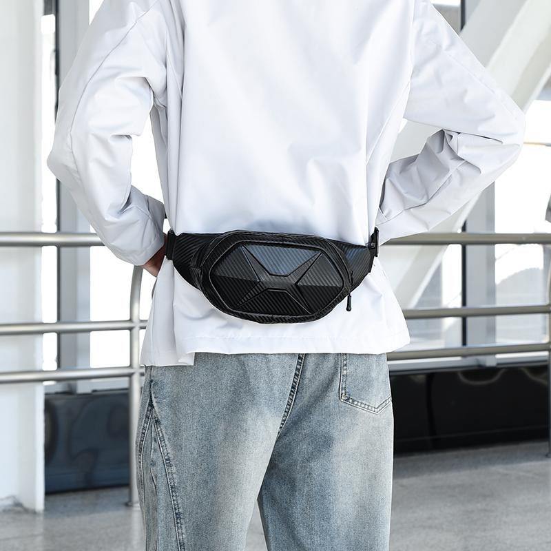 Módní voděodolné batohy do pasu jednobarevné balení Fanny Pack Unisex tašky na opasek Neformální cestování Úložný prostor na telefon taška na hrudi Crossbody kabelka