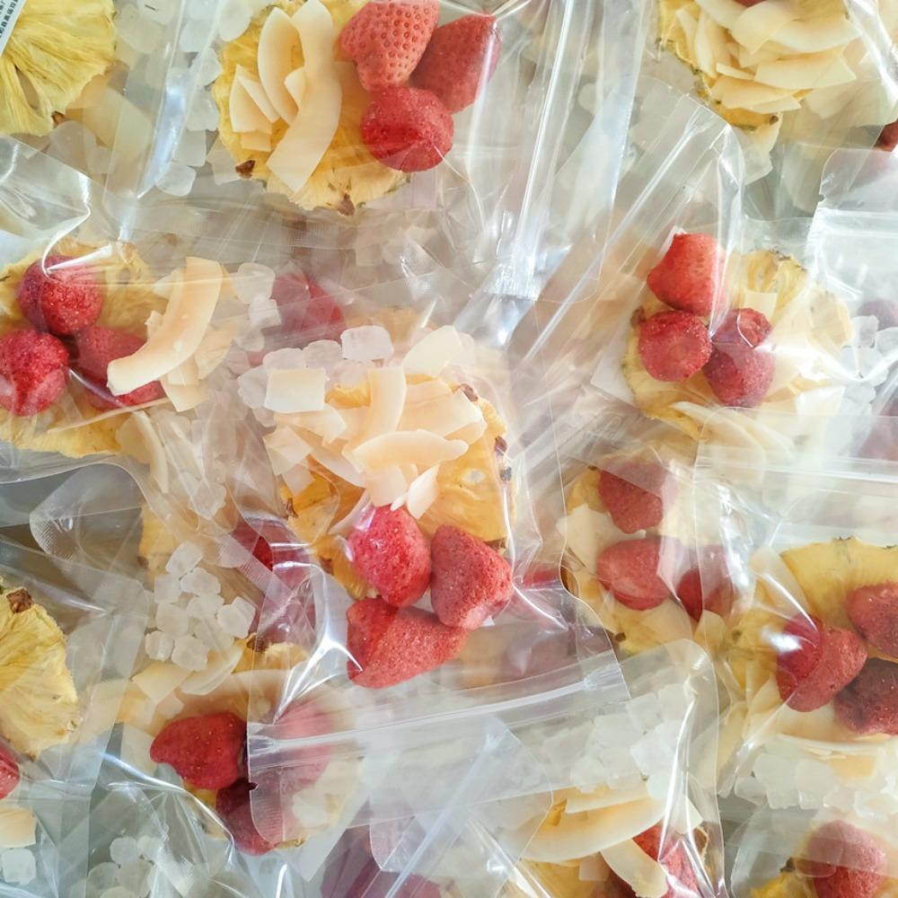12pcs Kumquat Lemon Passion Fruit Loose Tea Independent Small Packaging Fragrant Freeze-dried Water Soaked Health Tea